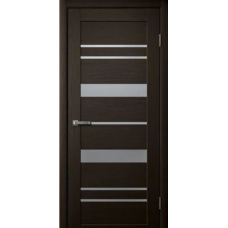 Дверь межкомнатная Сибирь Профиль Ла Стелла 283 Дуб мокко, стекло белое матовое